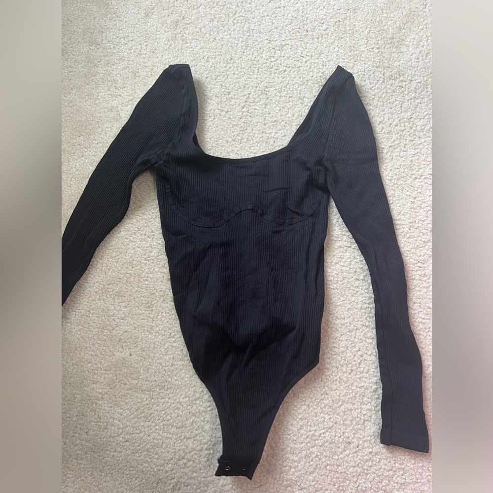Free People Ribbed Body Suit